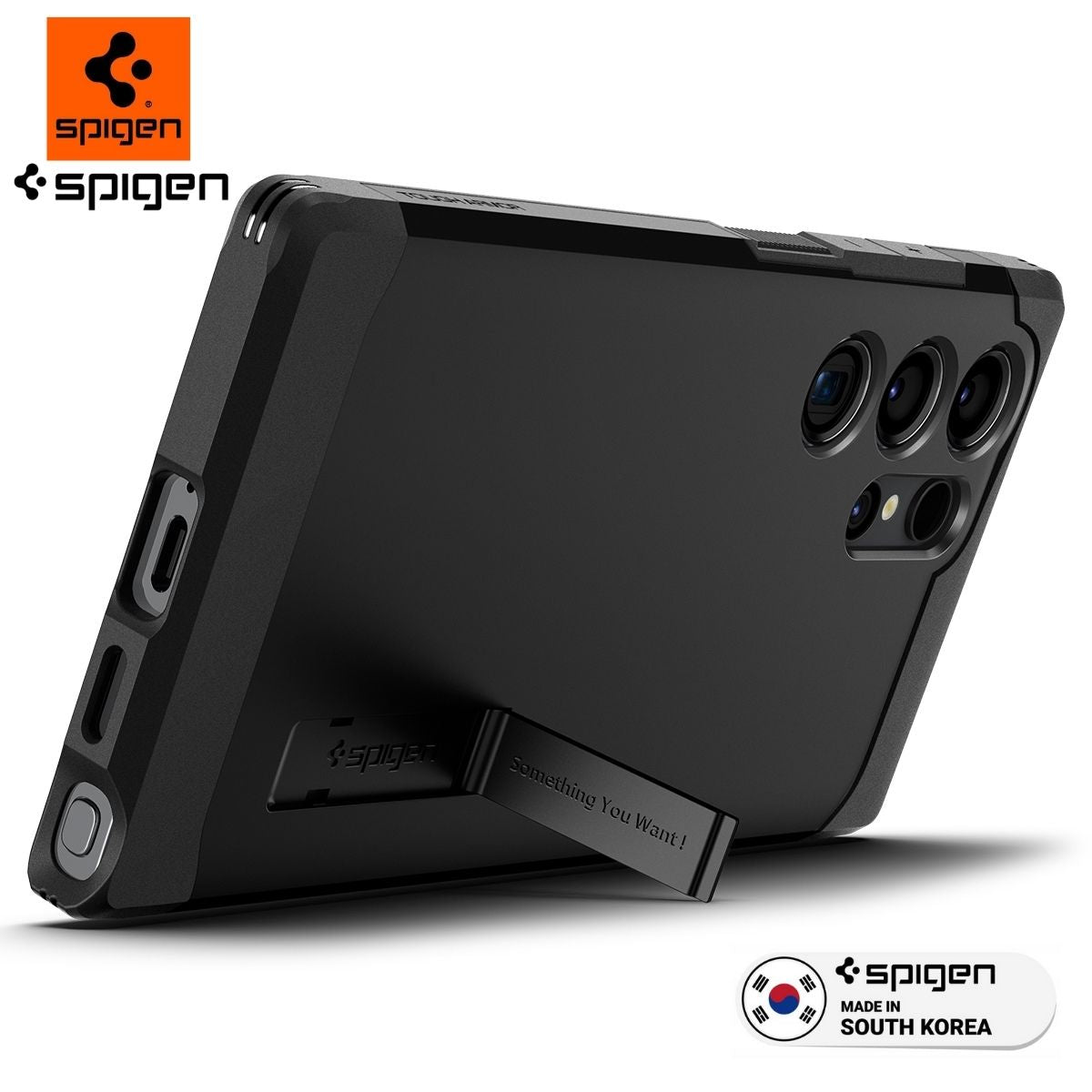 Handyhülle für Samsung Galaxy S24 Ultra – Spigen Tough Armor Hülle | Robuste Schutzhülle